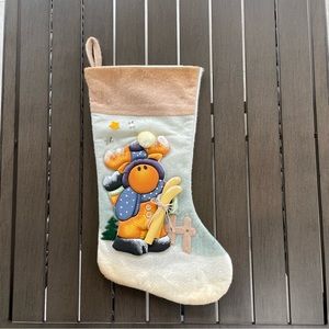 MOOSE HOLIDAY CHRISTMAS STOCKING!!